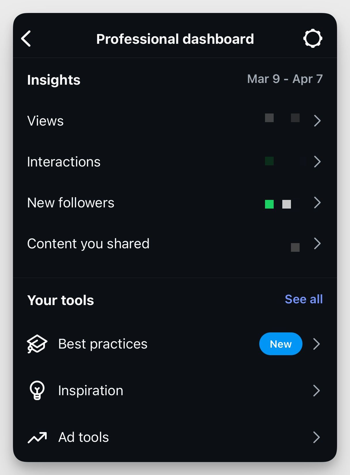Access Instagram Insights step 5